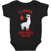 boxing llama Baby Bodysuit