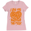 pizza! Ladies Fitted T-Shirt