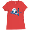 night owl Ladies Fitted T-Shirt
