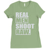 shoot raw Ladies Fitted T-Shirt