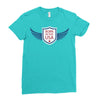 born in the usa Ladies Fitted T-Shirt