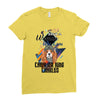 who loves cavalier king charles Ladies Fitted T-Shirt