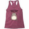 i am in love with cats Racerback Tank
