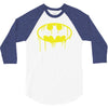 batman dying bleeding logo 3/4 Sleeve Shirt