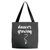 Dancer Growing Tote Bags