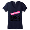 feminism Women's V-Neck T-Shirt