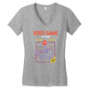 video game the game Women's V-Neck T-Shirt