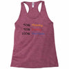 mommy daddy harrison baby name Racerback Tank