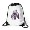 bear block Drawstring Bags