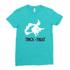 witch halloween fancy Ladies Fitted T-Shirt