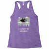 i want to believe in kang and kodos Racerback Tank