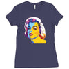 pop art marilyn monroe Ladies Fitted T-Shirt