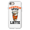 pumpkin space latte iPhone 8