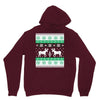 reindeer christmas ugly sweater Unisex Hoodie