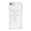 tits out for harambe iPhone 7 Case