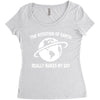 the rotation of the earth Women's Triblend Scoop T-shirt