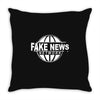 fake news Throw Pillow