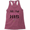 i stole her heart Racerback Tank