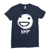 white nmp Ladies Fitted T-Shirt
