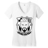 lionel messi Women's V-Neck T-Shirt