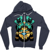 warrior aztec Zipper Hoodie