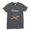 father the pilot the myth the legend Ladies Fitted T-Shirt