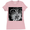 sad girl Ladies Fitted T-Shirt