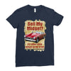 sell midget ideal birthday gift or present Ladies Fitted T-Shirt