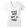 freaks come out at night girls Women's V-Neck T-Shirt