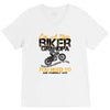 I'm A Nice Biker Grandpa So If I'm An Asshole To You You Need To Ask Y V-Neck Tee
