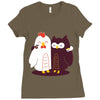 breakfast friends forever Ladies Fitted T-Shirt