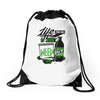 life wide Drawstring Bags
