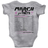 March Girl Facts Aries Baby Onesie