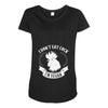 I Don't Eat Cock I'm Vegan Maternity Scoop Neck T-shirt