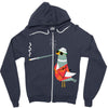 bird and loathing Zipper Hoodie