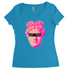 not sad Women's Triblend Scoop T-shirt