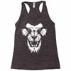 angry lion Racerback Tank