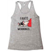 i hate mornings Racerback Tank