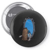 the looking glass Pin-back button