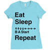 loop detected Ladies Fitted T-Shirt