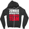 zombie apocalypse response Zipper Hoodie