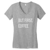but firsh coffee Women's V-Neck T-Shirt