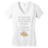 ice cream or a felony Women's V-Neck T-Shirt