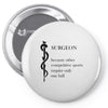 surgeon Pin-back button