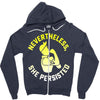 nevertheless she persisted Zipper Hoodie