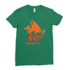 mega fire Ladies Fitted T-Shirt