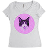 catsfinal recovered Women's Triblend Scoop T-shirt