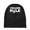 vegans rule Baby Beanies