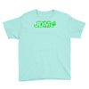 black funny glow in dark glowing Youth Tee