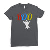 boo halloween Ladies Fitted T-Shirt